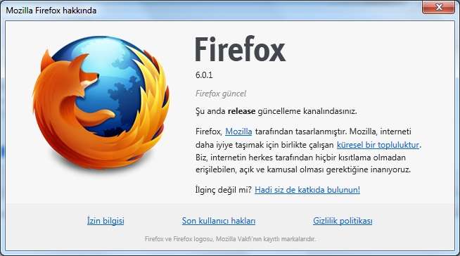 Mozilla Firefox v6.0.1 Final Türkçe (Win/Mac/Linux)